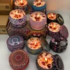 1/4PCS Candele profumate vintage Barattoli di candele di cera di soia Fragranza di fiori Candela profumata Cerimonia di nozze Regali di compleanno Decorazione della casa 1