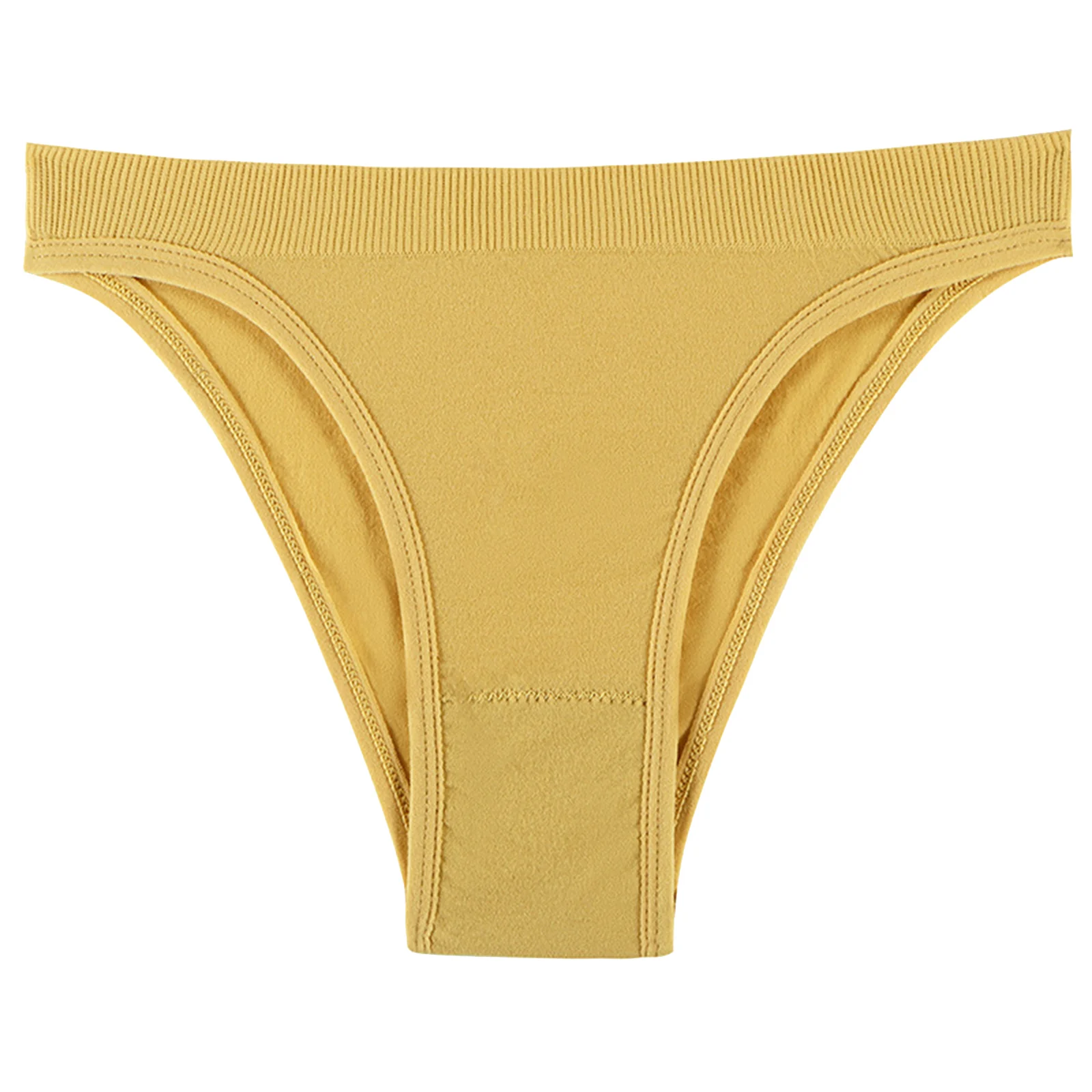 CustomLow Waist Striped Tangas No Show Bikini Custom Thongs Women Underwear  Panties Cotton Ladies Workout