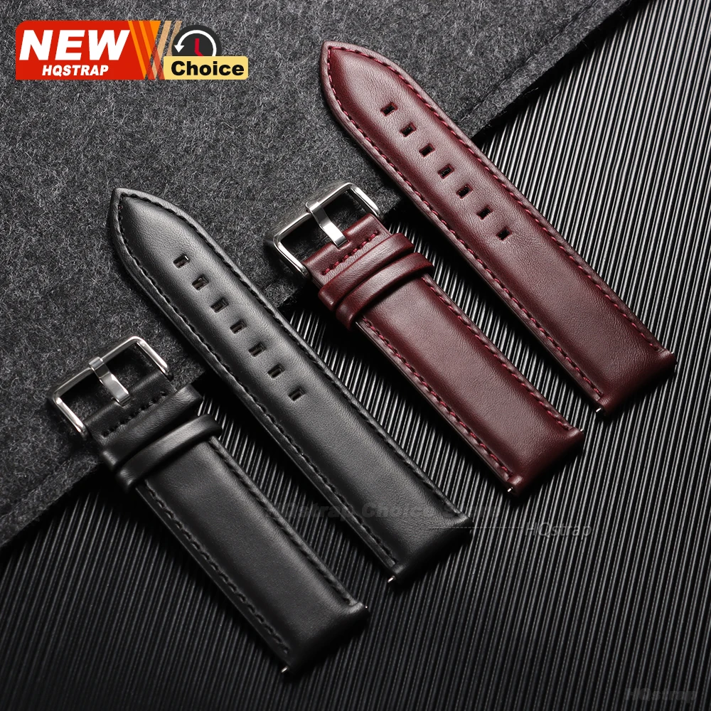 Timeless Leather Quick Release Watch Strap - Vintage Crazy Horse Waterproof Bracelet