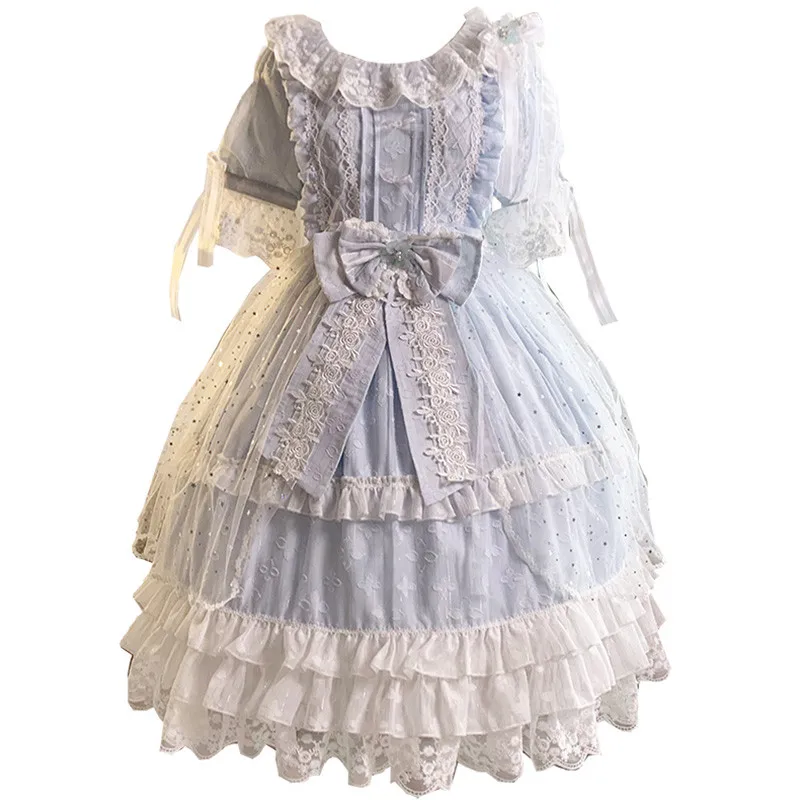 

Lolita One Piece Dress Layered Cute Lolita Wedding Dress