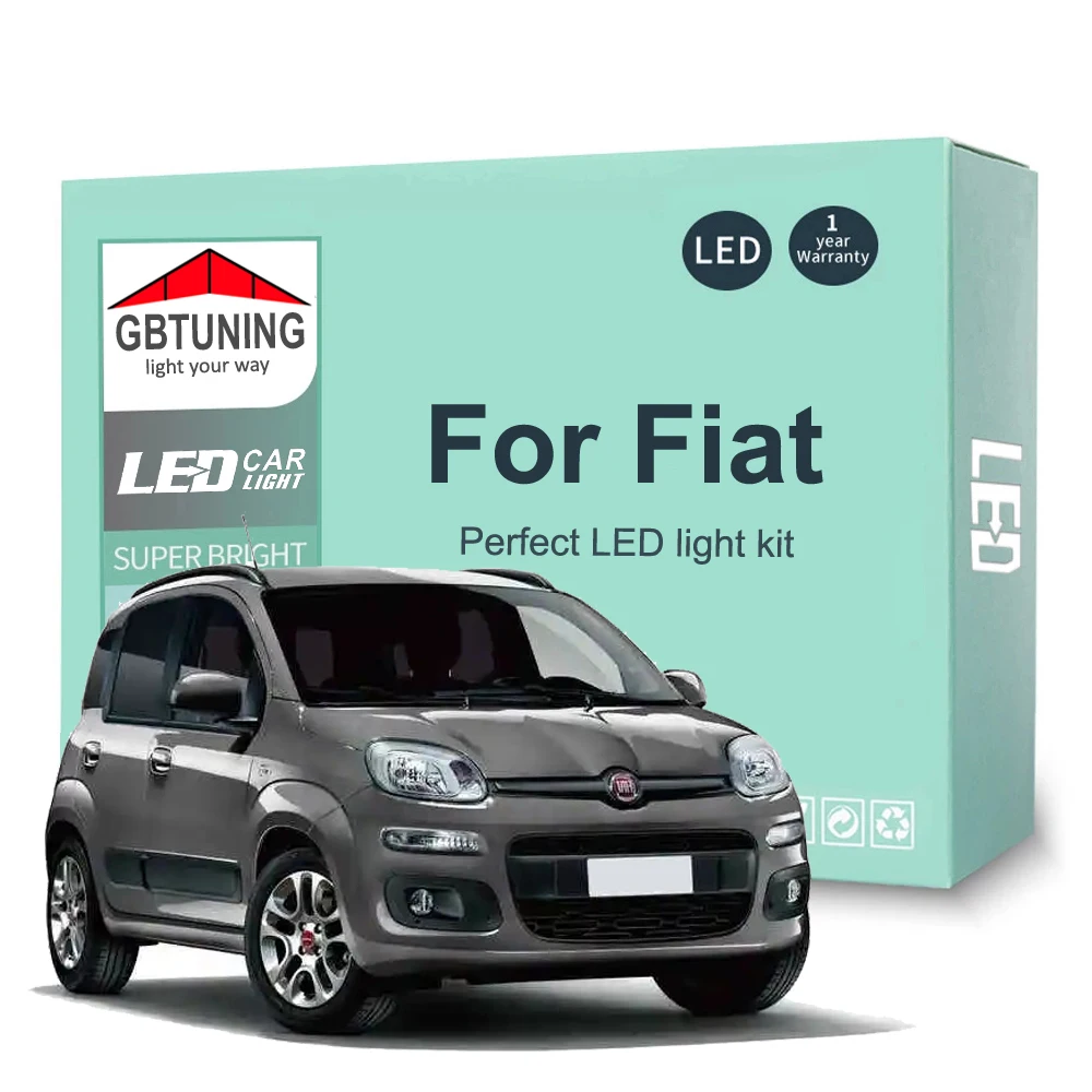 Kit Lampadina Interna A Led Per Fiat Bravo 1 2 500 500L 500X 500E 500C Panda 2 3 Tipo Multipla Sedici Stilo Lampada Da Interno Per Auto