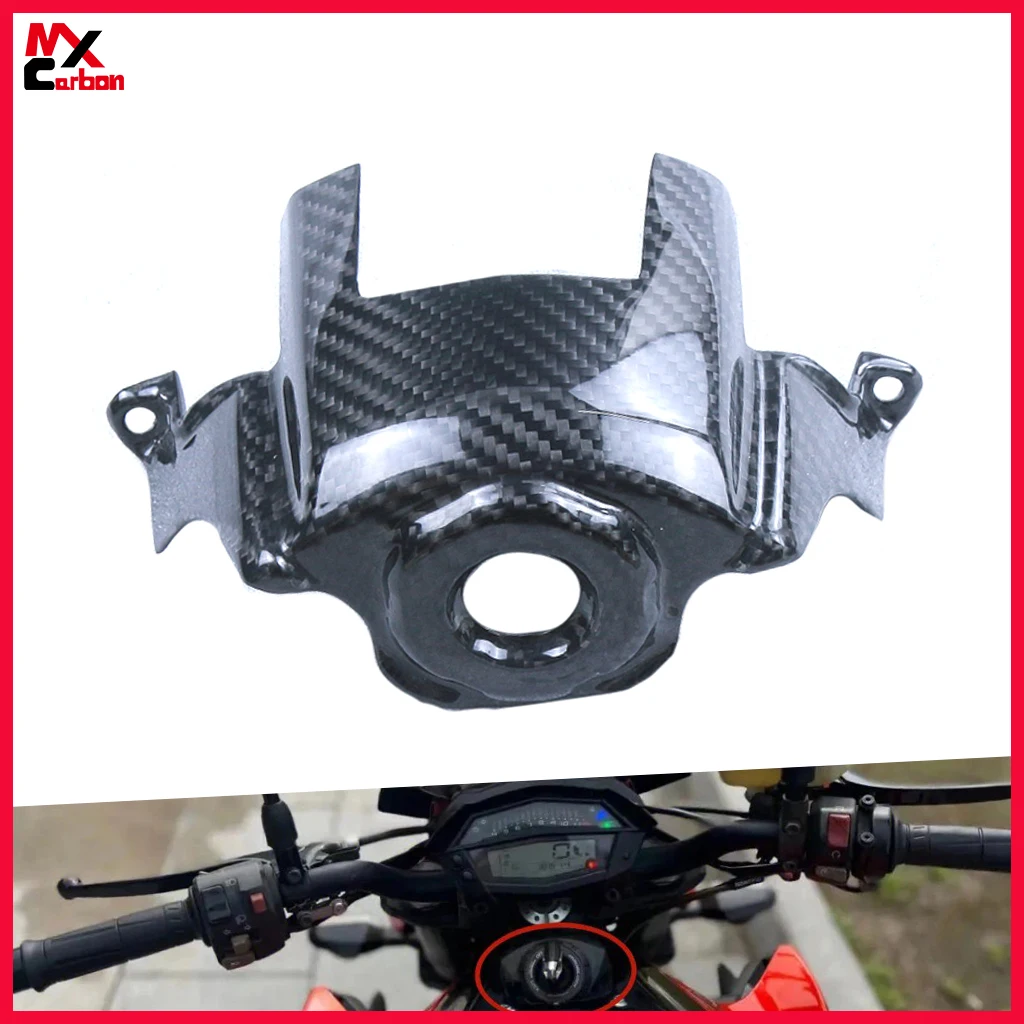 

Motorcycle Key Cover for Kawasaki Z1000 2014 2019 2020 2021 2022 2023 Full Carbon Fiber Front Lock Head Cover Fairing