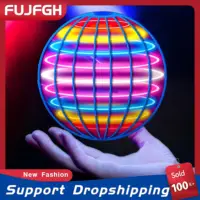 Fly Nova Pro Flying Ball Gyro Boomerang Magic Rotating Toy Hand Control Drone 360° Rotating Mini UFO With Lights Gift For Kids 1