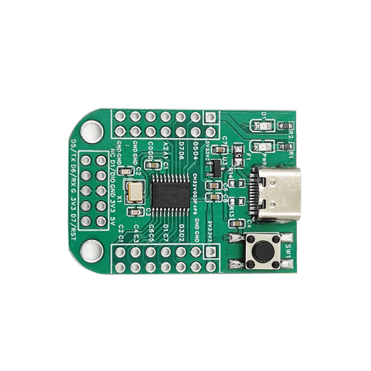 Enhanced Development Board with QingKe RISC-V2A MCU and 48MHz Frequency