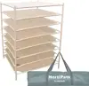 Herb Drying Rack 8 Layer Drying Net Dryer Stand Square 28 x 28 Inch to Dry Laundry Clothes or Cure Plants Like Herb 1