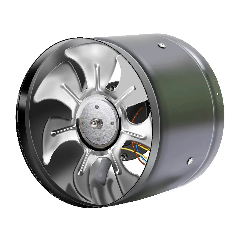 

4''6''7''8'' Pipe Exhaust Fan Duct Ceiling Air Ventilation Blower Window Exhauster Kitchen Wall Attic Industrial Fan