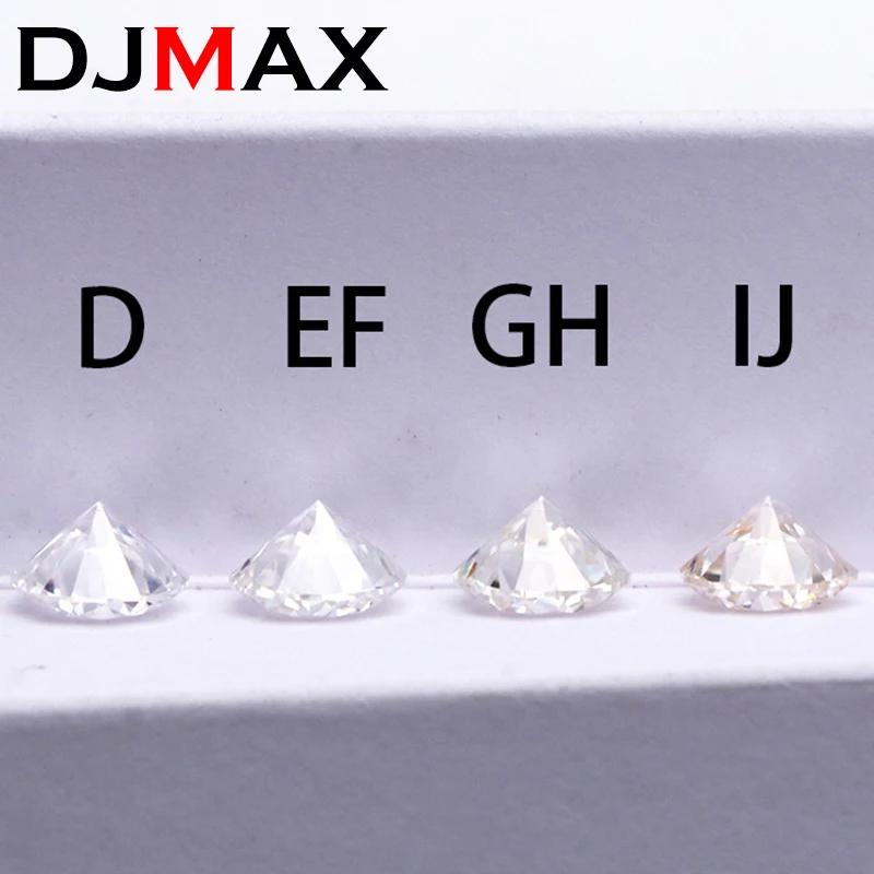 DJMAX Rare Princess Cut Moissanite Loose Stone 0.35-10ct Super White Certified Princess Square Shape Moissanite Diamonds 5
