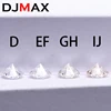 DJMAX Rare Princess Cut Moissanite Loose Stone 0.35-10ct Super White Certified Princess Square Shape Moissanite Diamonds 5