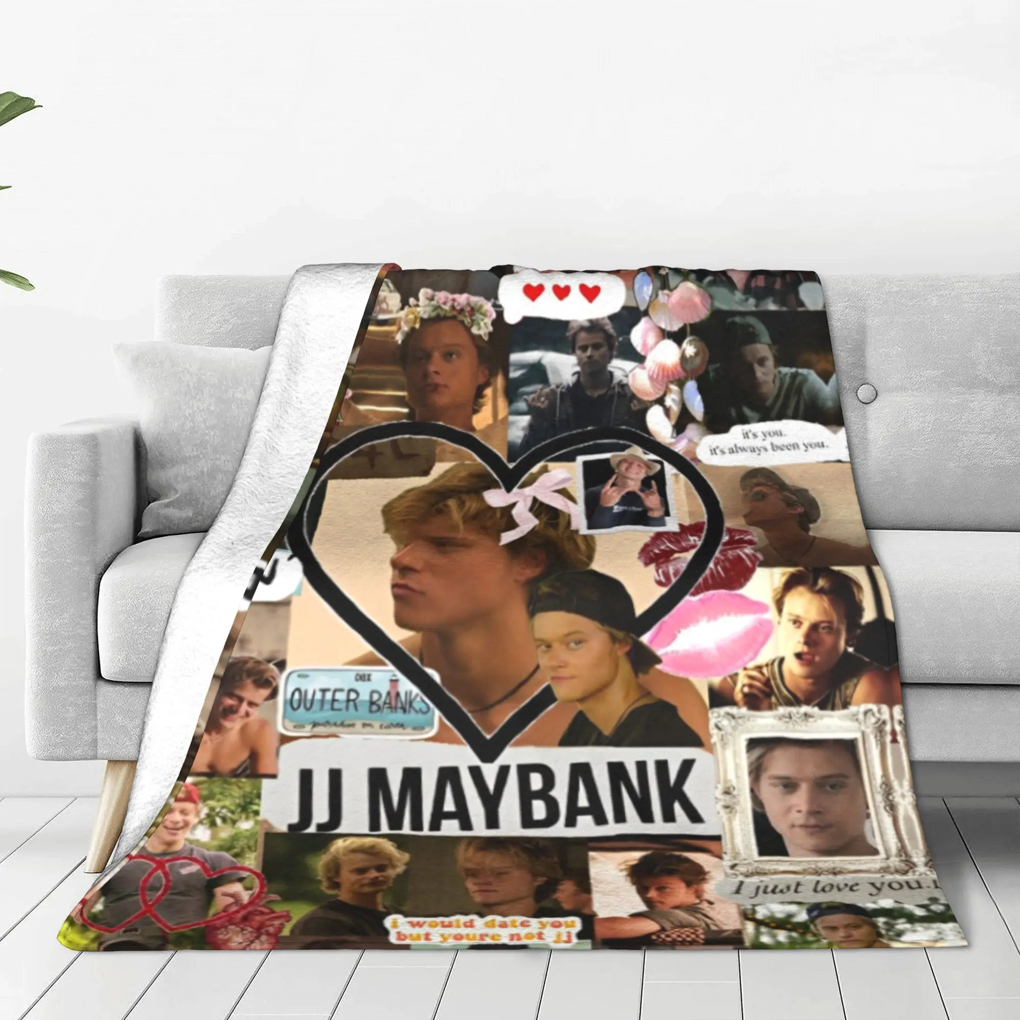 JJ Maybank Outerbanks Blanket Velvet Air Conditioning TV Series Multifunction Warm Throw Blankets for Home Couch Bedspread 2