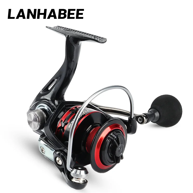 Moulinet spinning LANHABEE 2000 4000 pour lac rivière eau douce avec main interchangeable