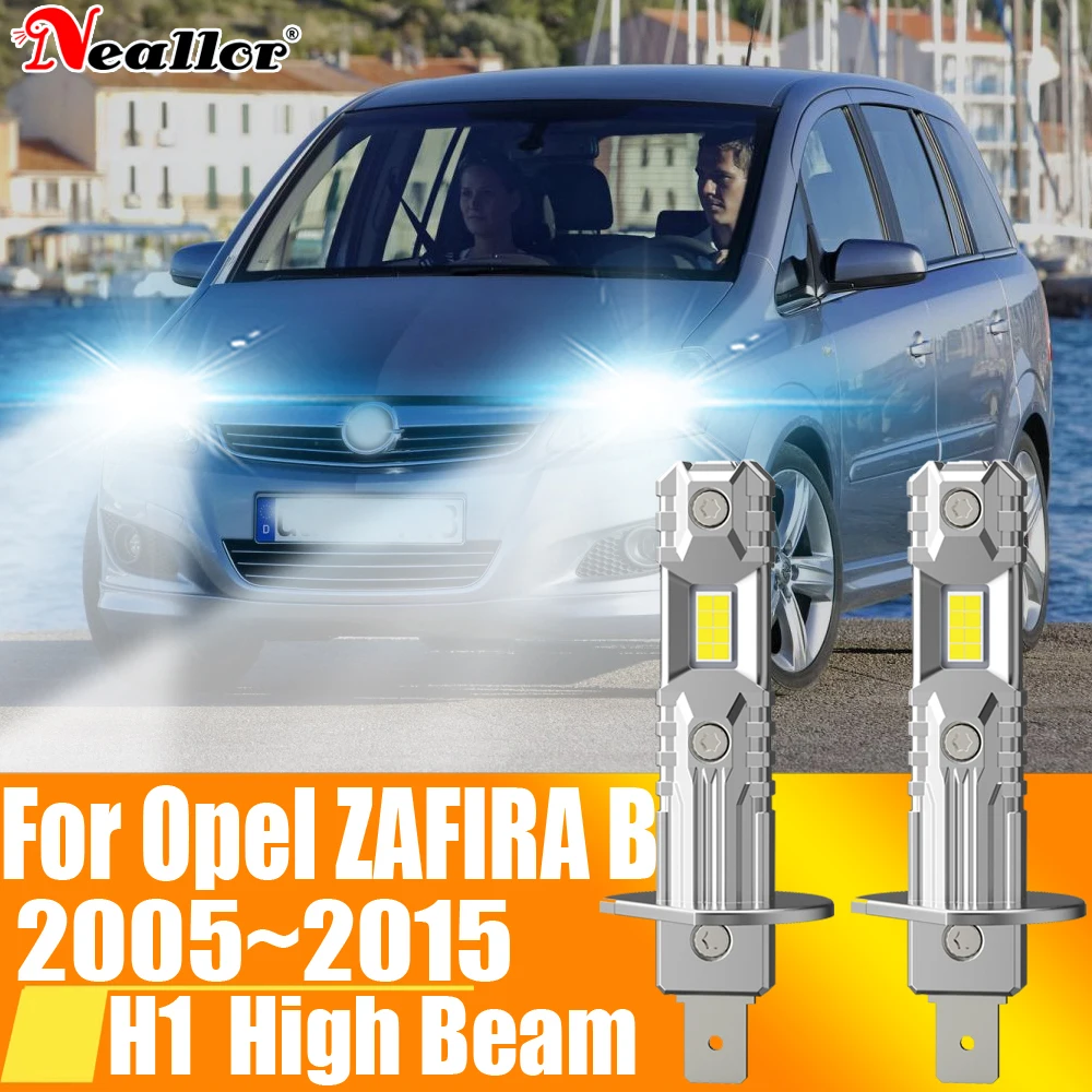 

2 шт., Автомобильные светодиодные лампы H1 12 В 55 Вт для Opel ZAFIRA 2005 ~ 2015