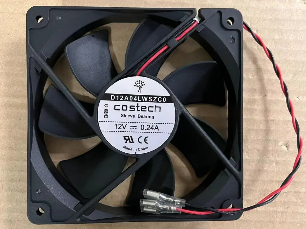 

Оригинальный подшипник COSTECH 12 см охлаждающий вентилятор 12025 D12A04LWSZC0 12 в 120 мм