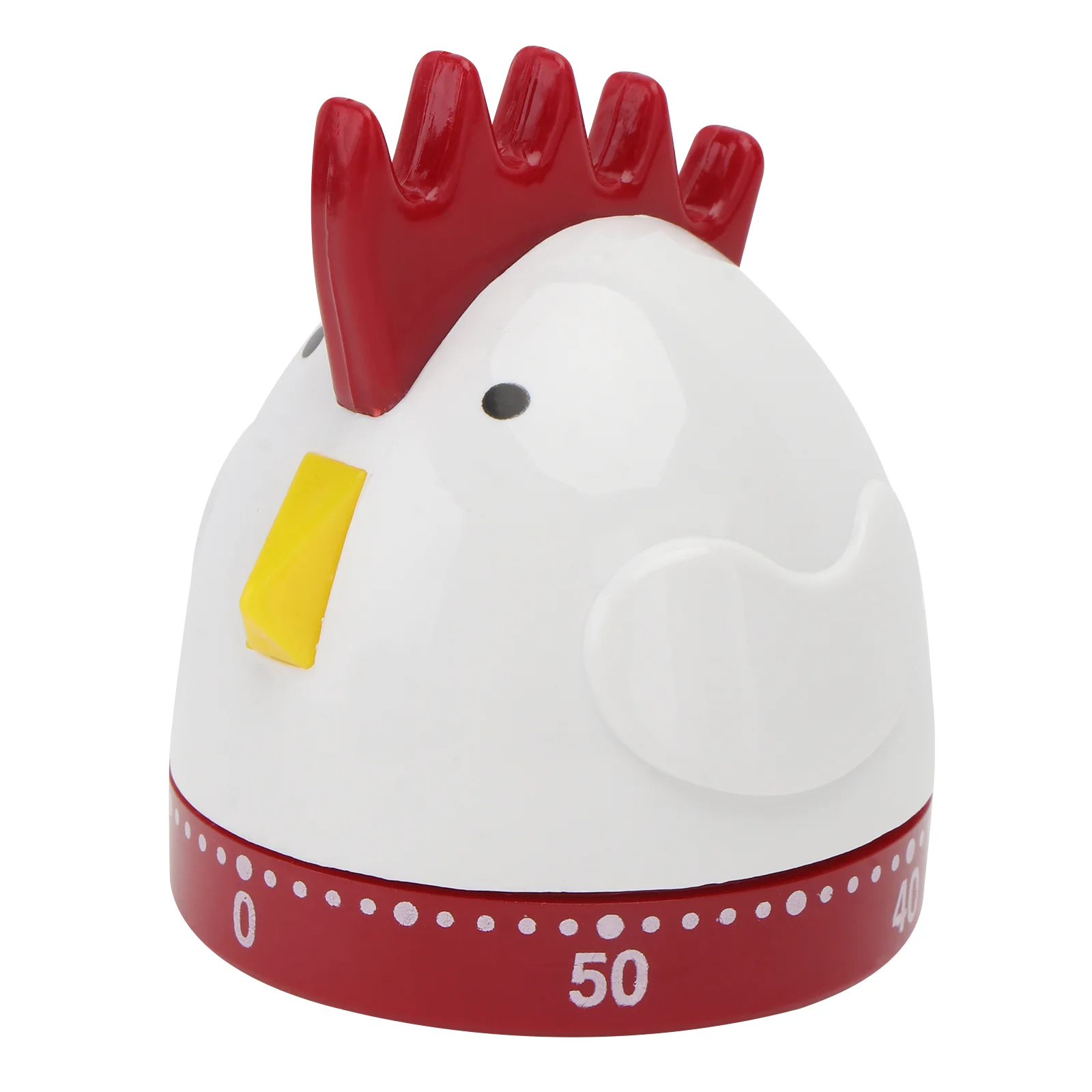 

Mechanical Kitchen Timer Rooster Shape 60 Minutes Loud Alarm Clock Countdown Egg Reminder Time Management Tool for Cooking