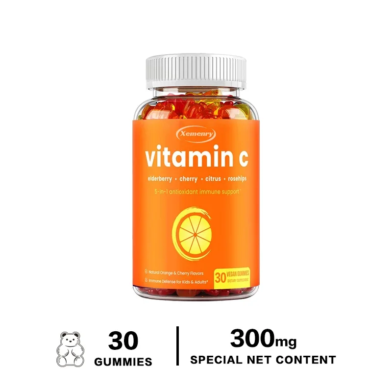 Vitamin C Gummies - Maximizes Absorption, Strengthens The Immune System, and Promotes Collagen Production, Antioxidant