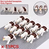 Medieval Military Sets Cavalry Figures War Horse Animals Building Blocks Parts Knight Weapons Accessories Toys for kids gifts 3