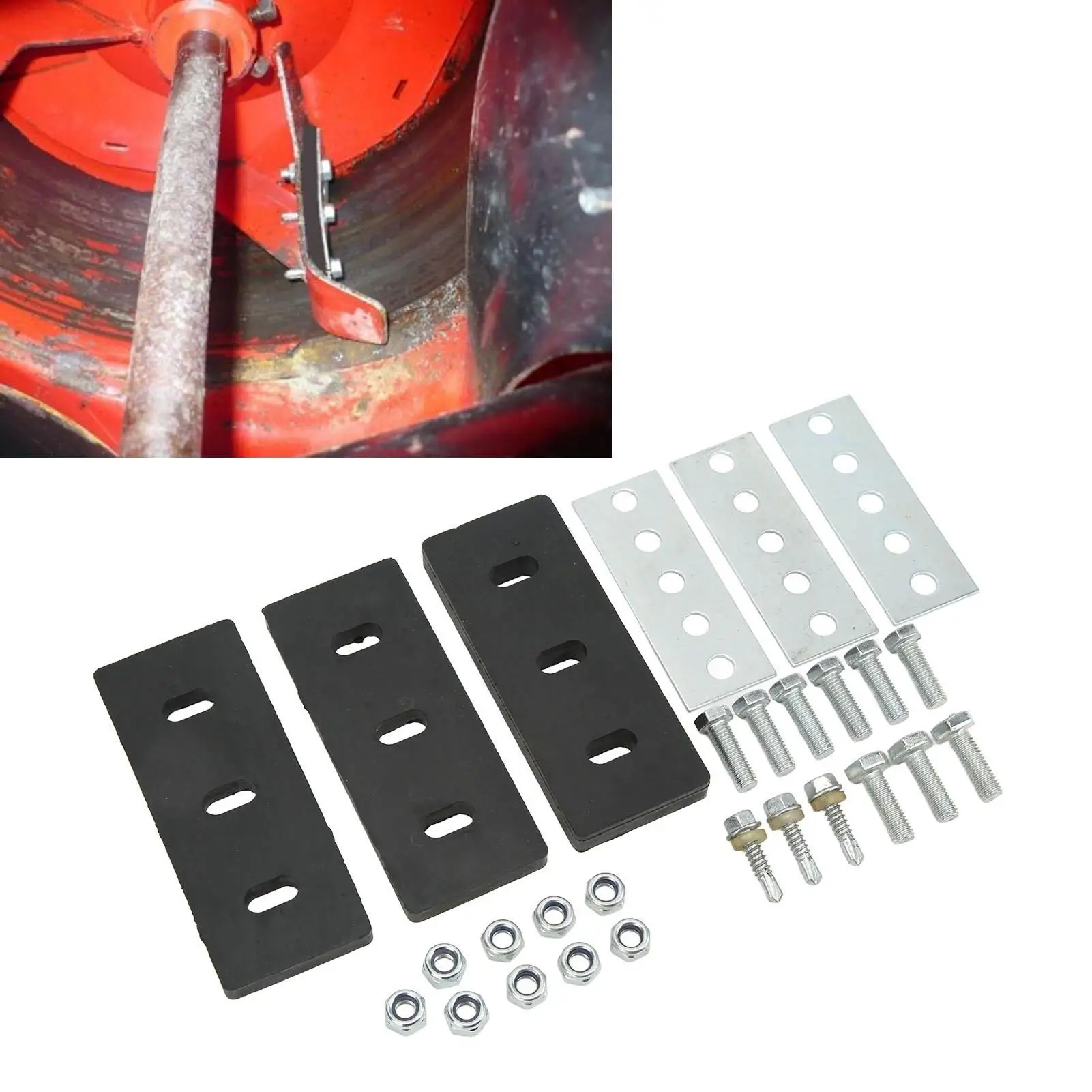 Snow Blower Impeller Kit Replacement Universal Practical Easy Installation Snow Blower Impeller Kit 3/8in for 2 Stage Machine