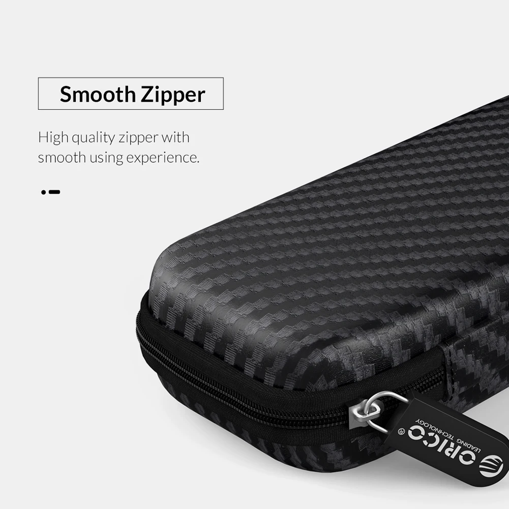 Portable External Hard Drive Pouch Storage Bag Zipper SSD Case Portable Shockproof External Hard Drive Protector