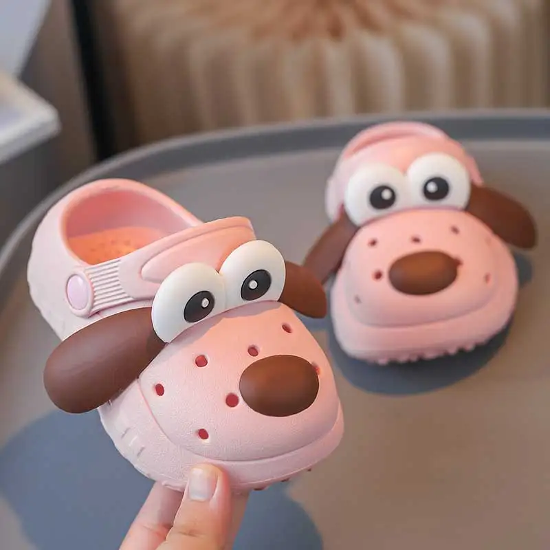 Children's cartoon puppy hole shoes Walking shoes Home beach quick drying lightweight non slip sandals Upstream kids shoes kids sandals sandals and clogs