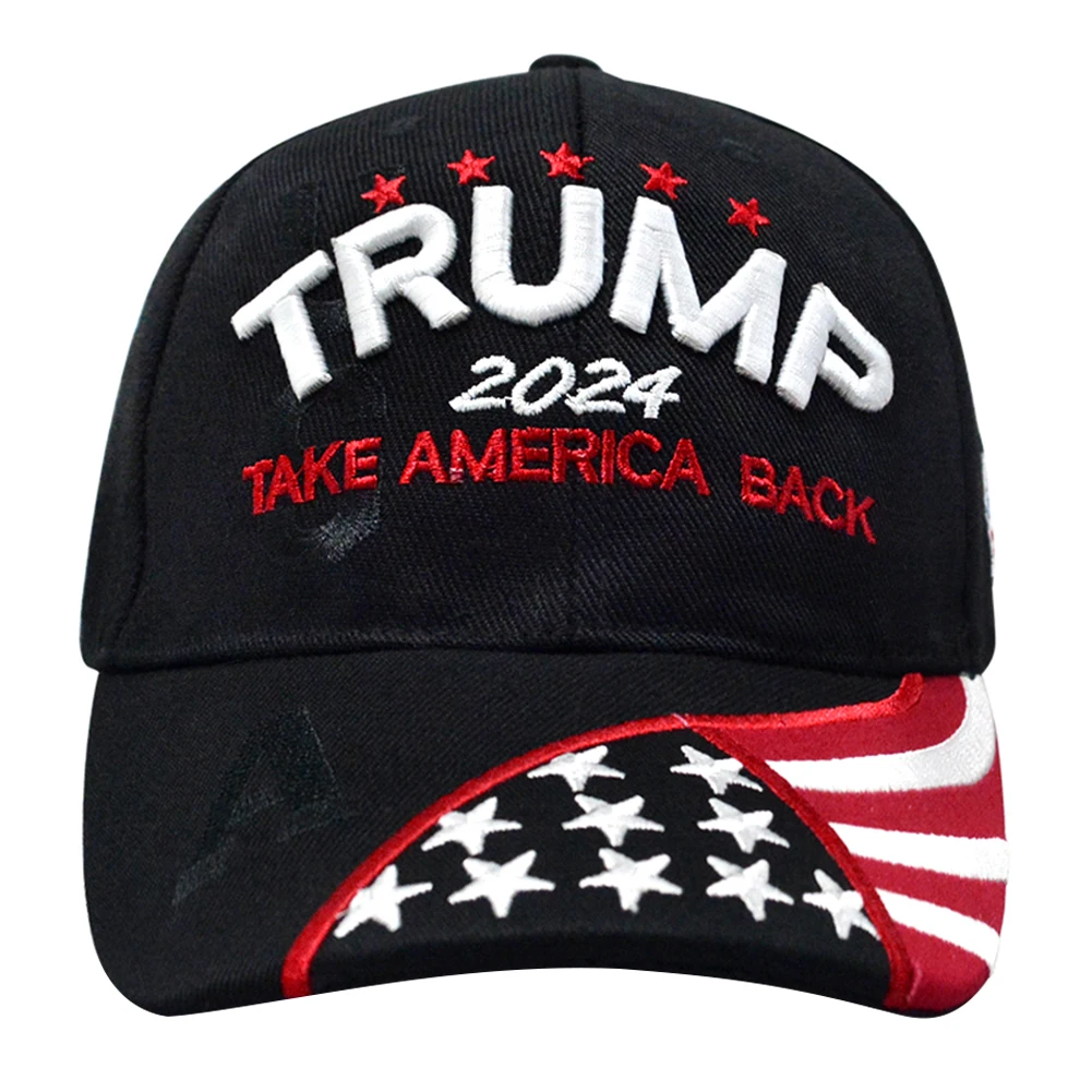 Stylish Donald Trump 2024 Cap USA Baseball Caps Keep America Great Snapback President Hat Embroidery Fashion Unisex Sunshade Hat 2