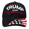 Stylish Donald Trump 2024 Cap USA Baseball Caps Keep America Great Snapback President Hat Embroidery Fashion Unisex Sunshade Hat 2