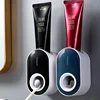 Automatic Toothpaste Dispenser Toothpaste Squeezer Toothbrush Stand Wall Mounted Dust-proof Toothbrush Holder Bathroom Accessory 5