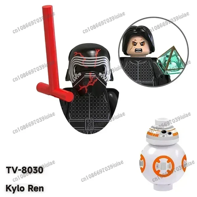 Star Wars Darth Vader Han Solo Leia C-3PO Boba Fett Robot Figure Toy Bricks Assembling Doll Building Blocks Birthday Present 6