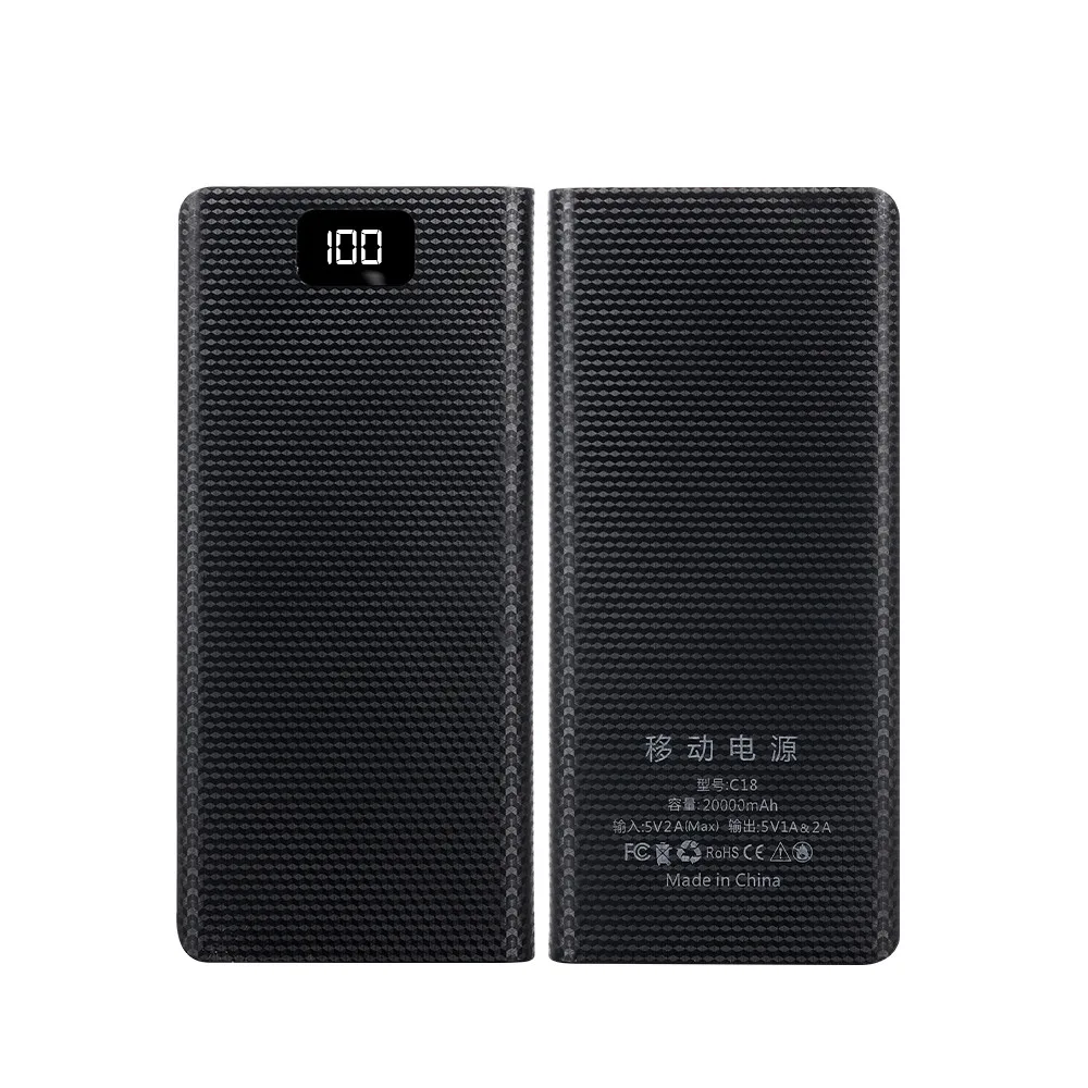 DIY 18650 Power Bank Case External 5V USB Type C Battery Charge Storage Box Shell Without Battery For iPhone Xiaomi Huawei