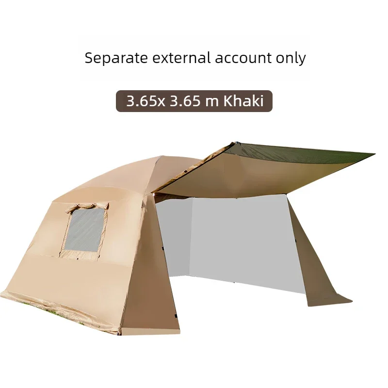 Separate outdoor tent mosquito net tent for camping 6-15 people rain and sun protection beach picnic sunshade and pergola