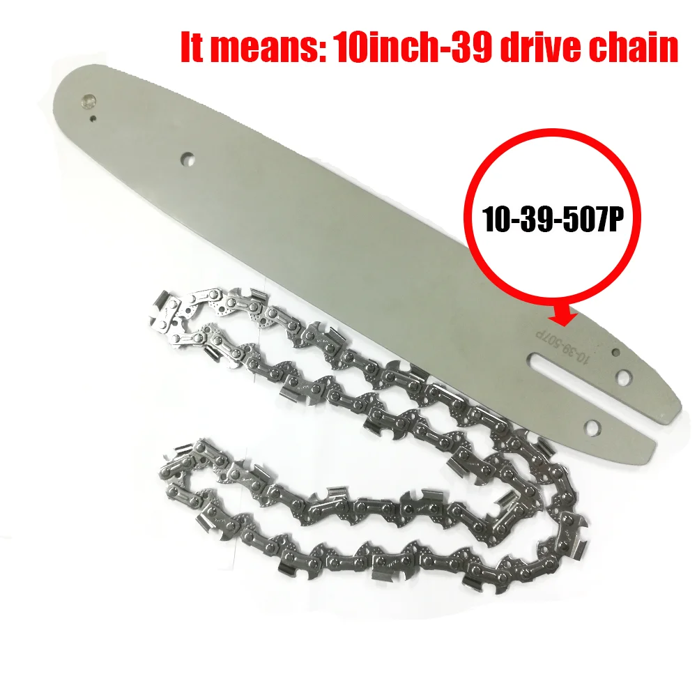 10Inch Electric chainsaw 39 Drive Link Replacement Chain Saw&Bar Guides Pruning