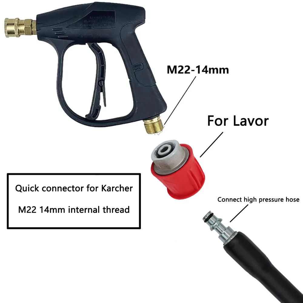 Adattatore Prolunga Per Idropulitrice Lavor - Quick Connect M22 - Per Estensioni Tubo - Foto 6