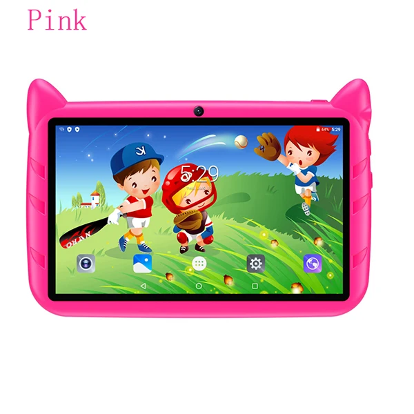 thumbnail image 1 of Tableta BDF Q80 para niños con WiFi 5G, 7 pulgadas, cuatro núcleos, 4 GB de RAM, 64 GB de ROM, Android 9.0, Google Learning, juegos educativos, tabletas, Bluetooth, 1 of 5
