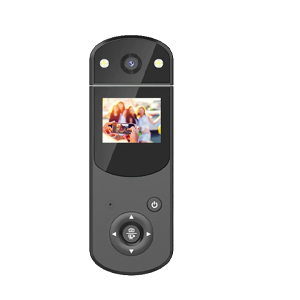 Mini Fotocamera Sportiva Digitale Portatile 1080P Pocket Dv Camera Hd Videocamera A Infrarossi Action Camera-Black