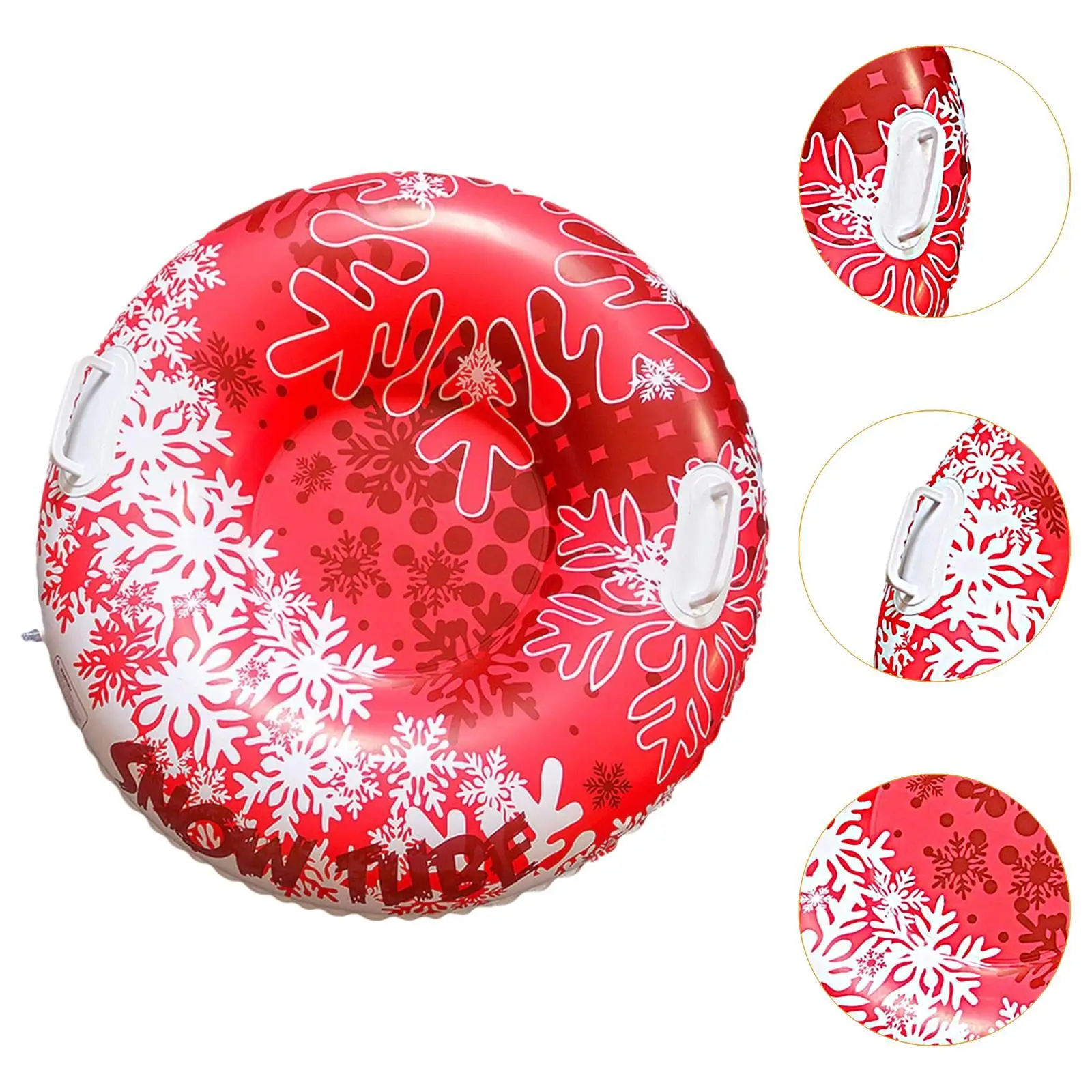 Inflatable Tube Sleigh Sledge Gift Portable Inflatable Sled for Holiday Family