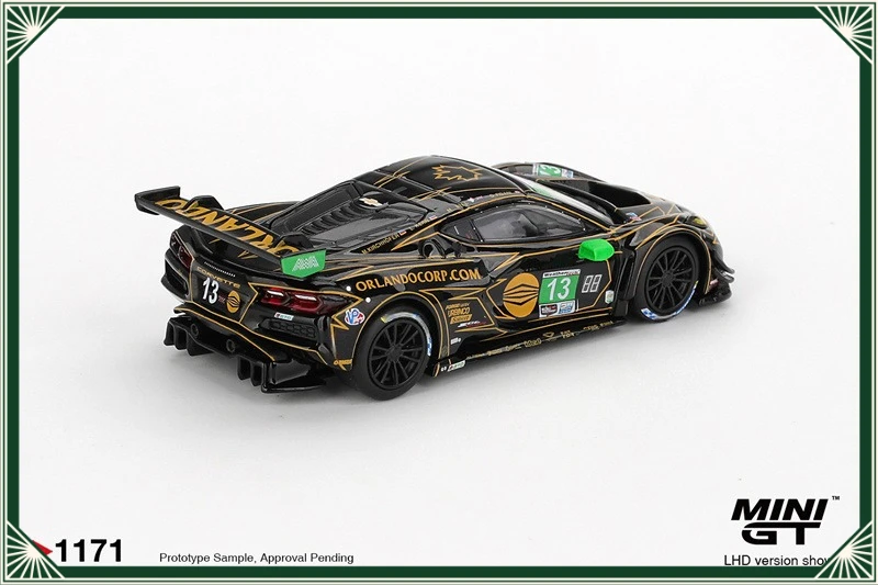 미니 GT 1:64 DB10 스펙터/코르벳 Z06 GT3.R  13/현대 i20 N 랠리1  11개의 다이캐스트 자동차 모형 선물