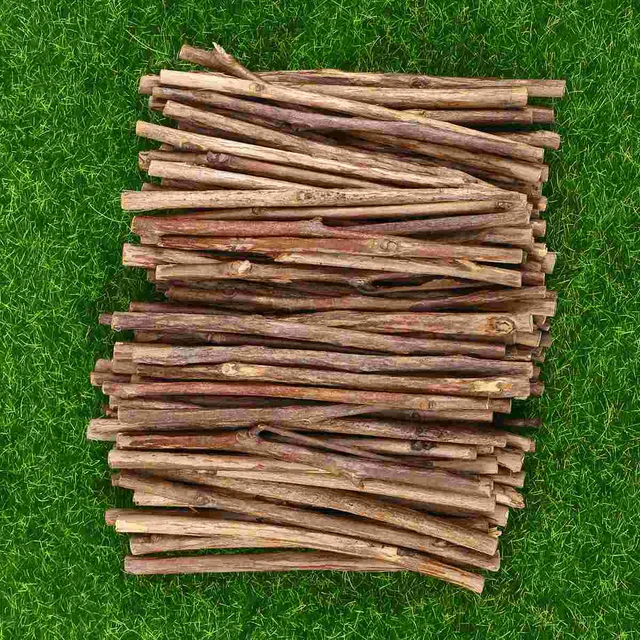 20pcs/set Original Small Wooden Sticks Grocery Branches Wooden Sticks DIY  Materials For Garden Wedding Table
