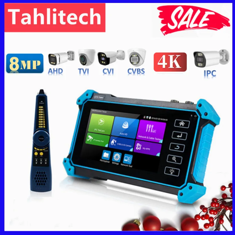 CCTV-testmonitor Verbeterde IPC-tester IPC9800Pro Tester IP-camera 8MP