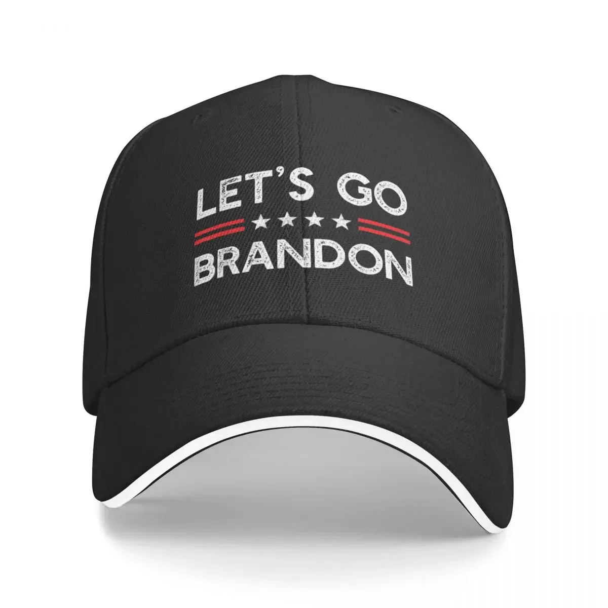 Let’s Go Brandon Conservative US Flag Baseball Cap Vintage custom Hat Golf Hat Uv Protection Solar Hat Women's Beach Visor Men's