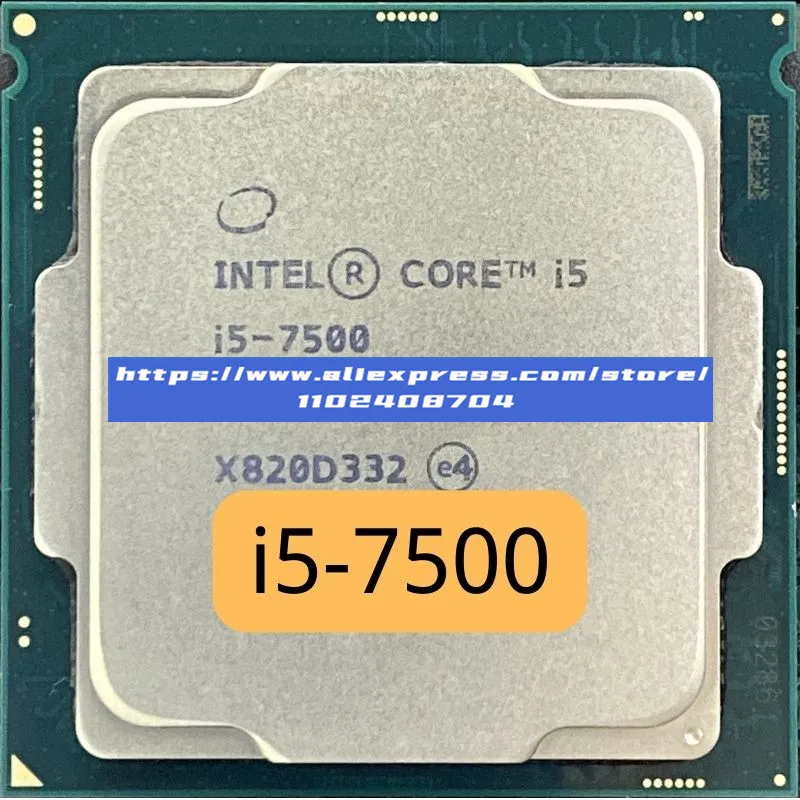 Processore Cpu Quad-Thread Quad-Core Intel Core I5-7500 I5 7500 3.4 Ghz 6M 65W Lga 1151