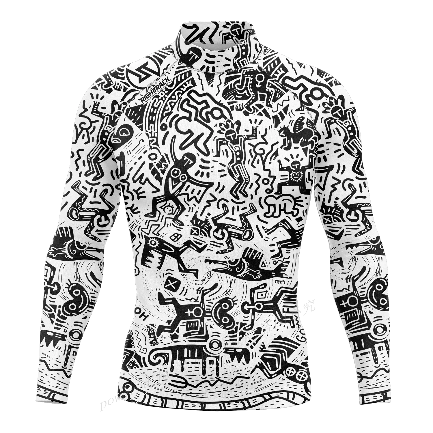 Men's Rashguard Long Sleeve Surfing Shirts Sunscreen Lycra Fabric Surf Sweatshirt UV Protection RightTrack Swimwear sports shirt