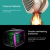 Home PTC Fan Heater 700W High Power Electric Heater Ceramic Fast Heating Winter Portable Warmer for Bedroom Office 4