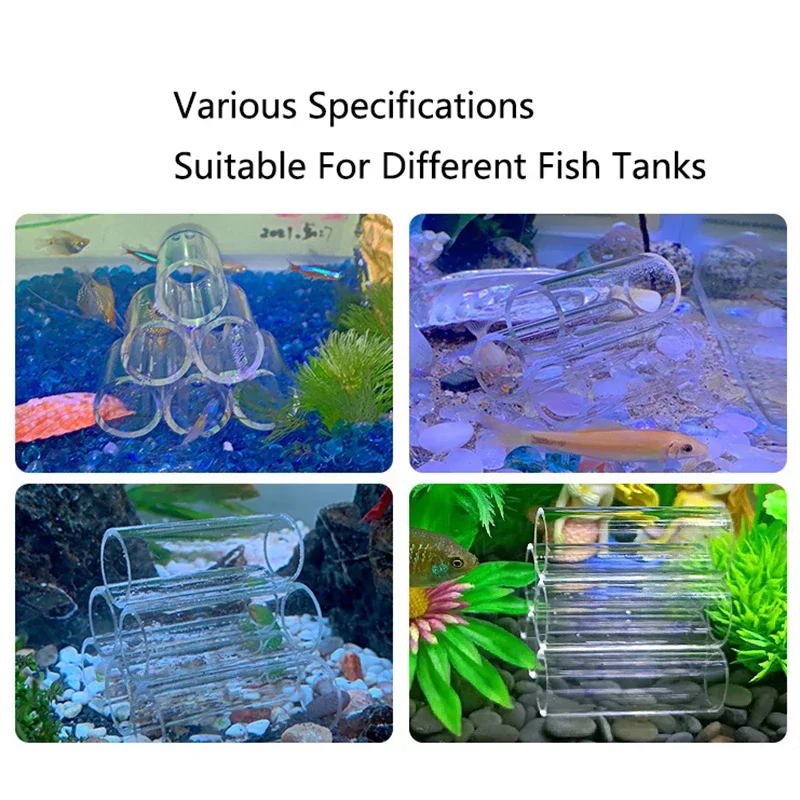 Acrylic Aquarium Decoration Fish Shrimps Shelter House