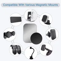 5/10PCS Magnetic Metal Plate Disk Car Phone Holder Stickers Magnetic Patch Sticker for Tablet Mobile Phone Car Stand Mount 2