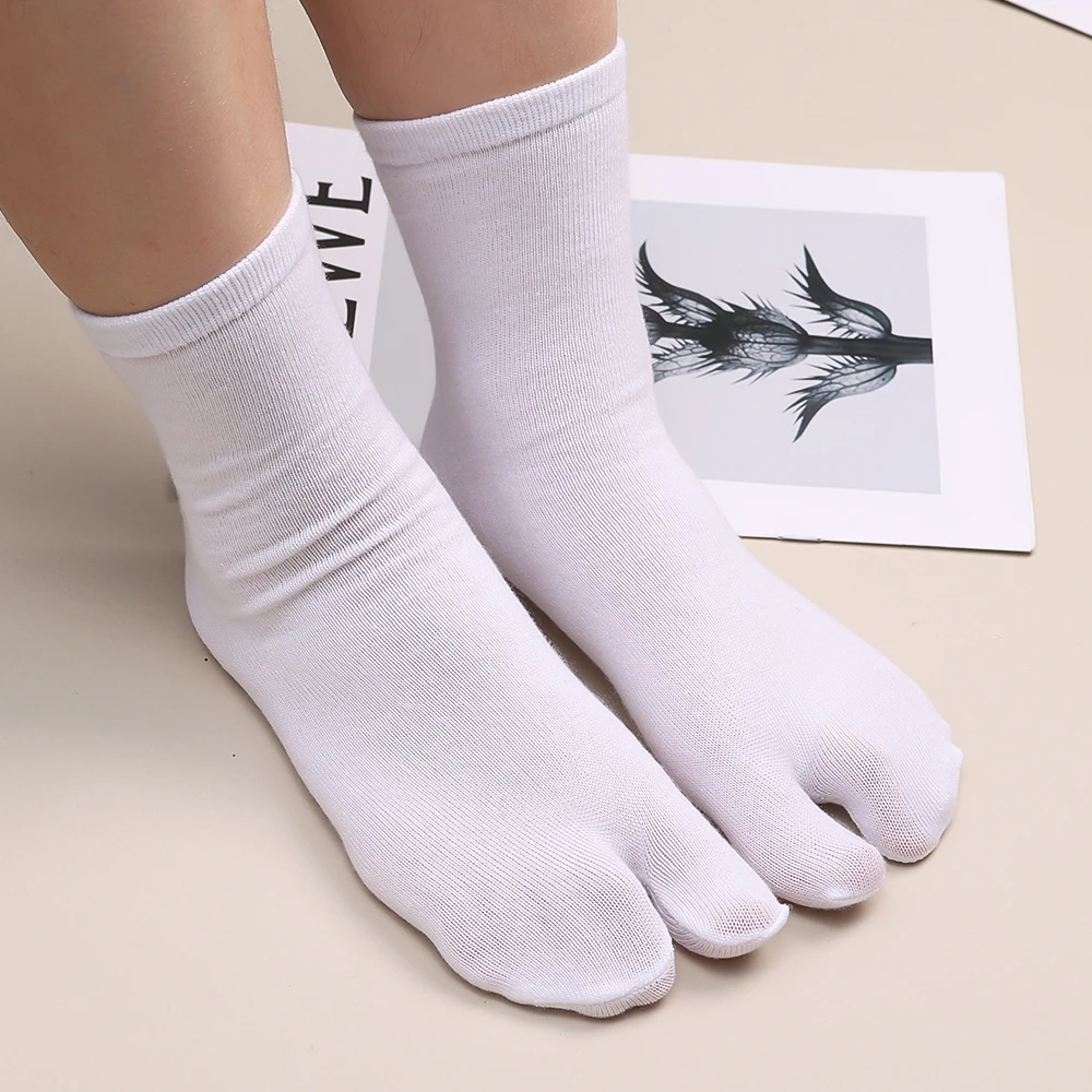 Japanese Unisex Summer Fiber Two Finger Socks Flip Flop