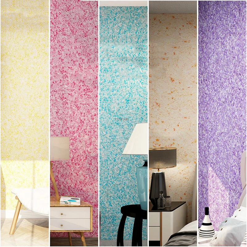 Liquid Wallpaper Plant Fiber Wall Clothing Wall Treatment Paint Environmental Protection Film Diatom Mud Art Paint Mud