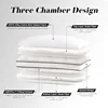 Feather Down Pillows Queen Size Set of 2, Luxury Hotel Collection Bed Pillow 2 Pack, Down Surrounded Gusseted Pillows 20x30 2