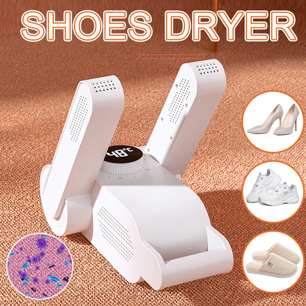 Shoe Dryer Boot Shoe Warmer Deodorizer Wet Boots Gloves Garments Dryer  Portable