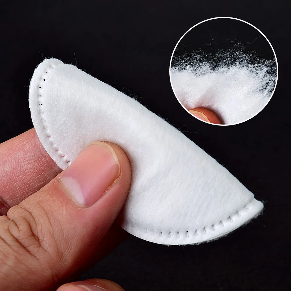 Makeup Remover Pads 100PCS Disposable Cosmetic Wipes Nail Art Cleaning Round Pads Soft Daily Supplies