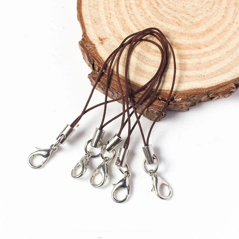 Lanyard Strap Cords with Lobster Clasp for DIY Jewelry and Keychain Accessories - Set of 50/100 Pieces