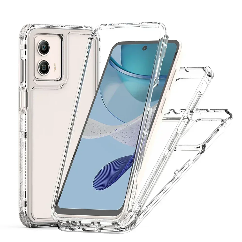 Ultimate 3-in-1 Protective Clear Back Phone Case