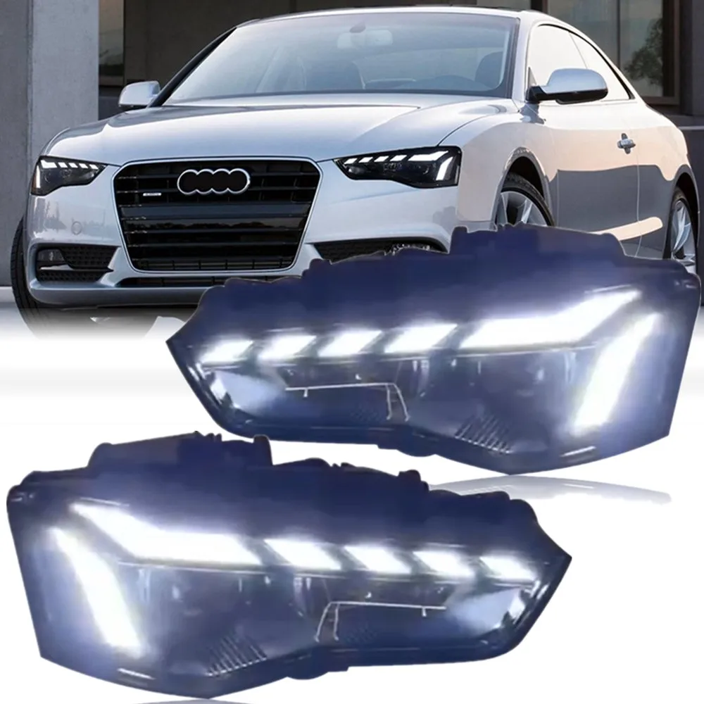 Car Front Lights For Audi A5 Led Headlights 2012 2013 2014 2015 2016 A5L DRL Turn Signal